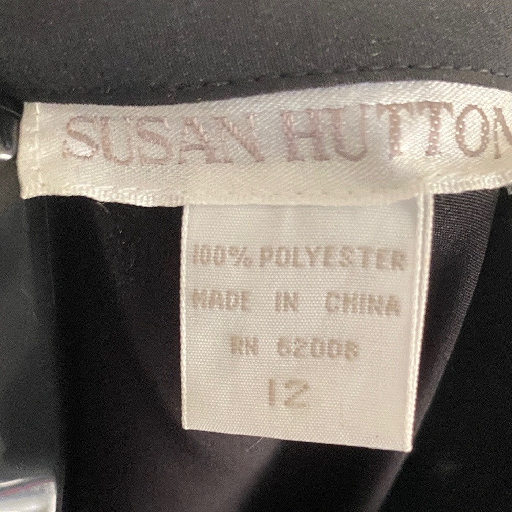 Vintage Black Shirt with Beaded Stitching - Picture 6 of 11